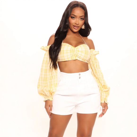 Fashion Nova Pants - Fashion Nova Time Flies Denim Shorts